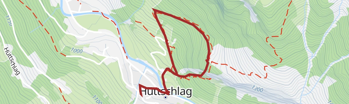 Route map: Hüttschlag: Franzl